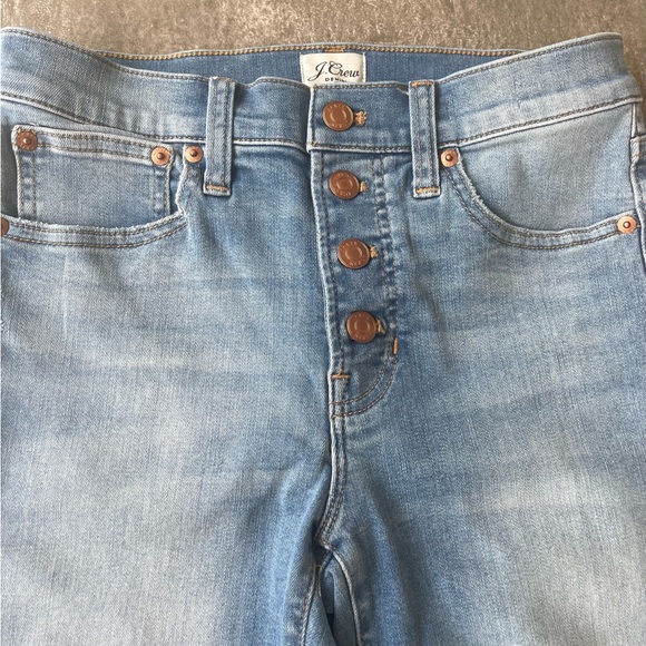 J Crew 9” Toothpick Jeans Sz 27 - Picture 3 of 8